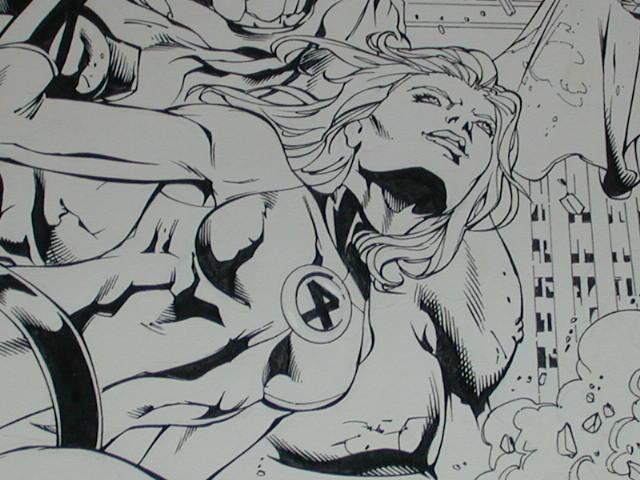 Marvel Knights 4 Issue #21 Story page #3 SEXY Sue Storm